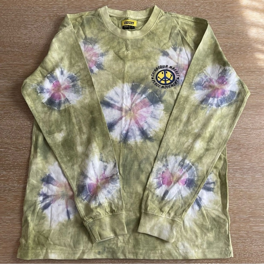 Chinatown Market Peace Movement Long sleeve Tie Dye